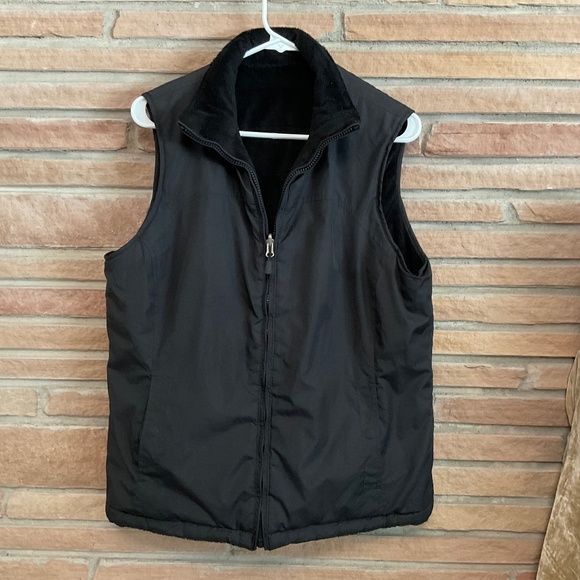 Fleece Lined Windbreaker Vest - Picture 1 of 4
